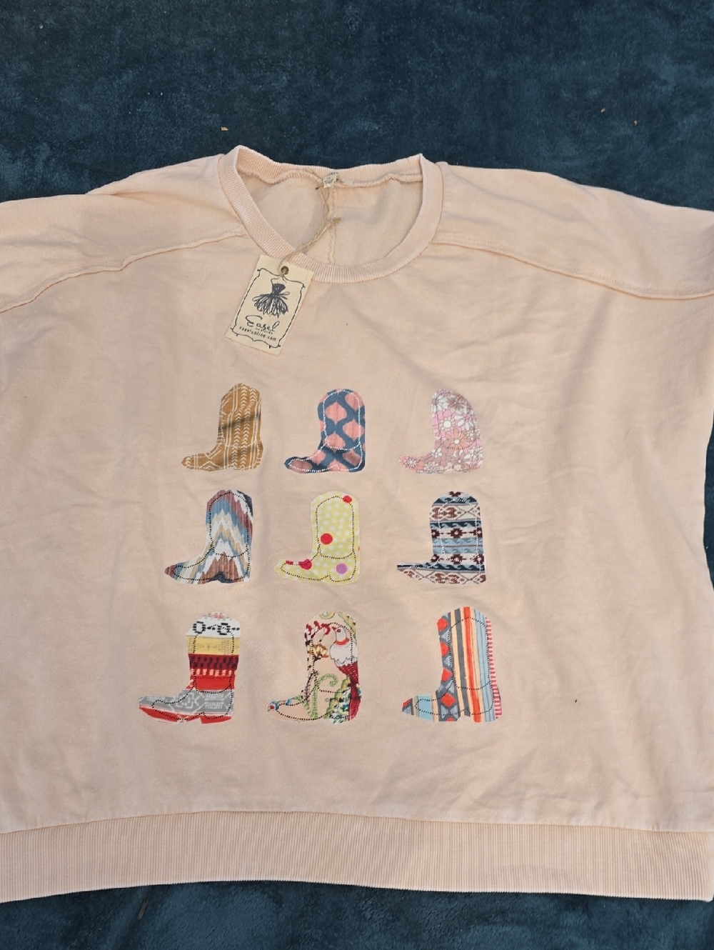 easel Pale Pink Crewneck Sweatshirt